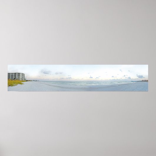 Poster Plage panoramique Photo II (Devant)