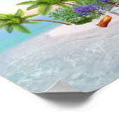 Poster Plage Paradise (Coin)