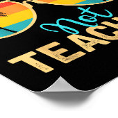 Poster Plage Pas Enseignant Mode Enseignant Hors Été Vaca (Coin)