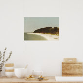 Poster Plage Paysage peinture art classique (Cuisine)