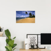 Poster Plage Porto Rico 2 (Bureau à domicile)