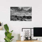 Poster Plage rocheuse (Bureau à domicile)