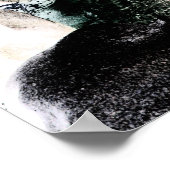 Poster plage rocheuse (Coin)