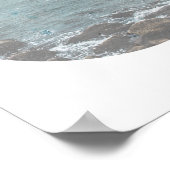 Poster Plage rocheuse (Coin)