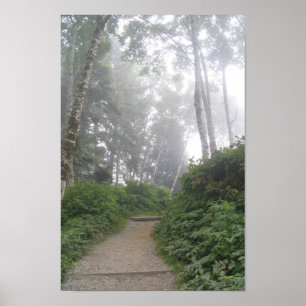 Poster Plage rouge, Côte Pacifique - WA