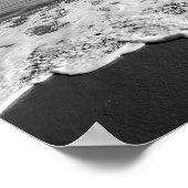 Poster Plage/Sable/Vagues (Coin)