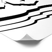 Poster Plage Sea & Polka Dot Flip Flops Salle de bain Pos (Coin)