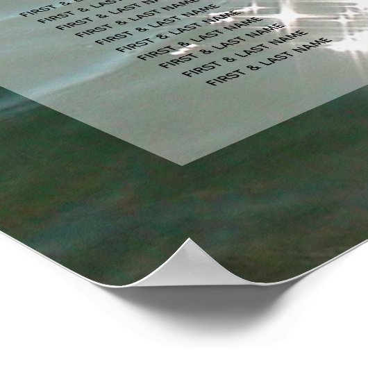 Poster Plage Sea Water Sparkles Mariage Sein Chart (Coin)