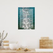 Poster Plage Sea Water Sparkles Mariage Sein Chart (Cuisine)