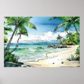 Poster Plage secrète de Maui (Devant)