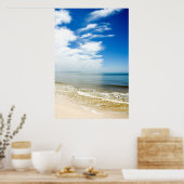 Poster Plage Serene (Cuisine)
