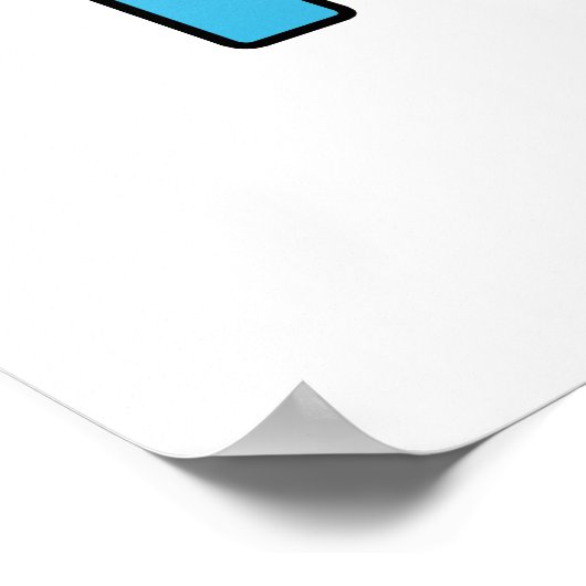 Poster Plage s'il vous plaît (Coin)