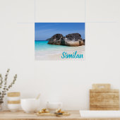 Poster Plage Similaire Andaman Sea Phuket Thaïlande cadea (Cuisine)