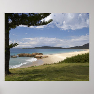 Poster Plage, South West Rocks, Nouvelle-Galles du Sud,