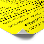 Poster Plage Starfish, Beauté, Salon de beauté Advert (Coin)