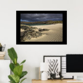Poster Plage Stormy (Bureau à domicile)