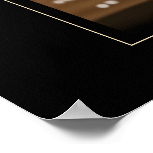 Poster Plage Sunset (Coin)