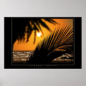 Poster Plage Sunset (Devant)