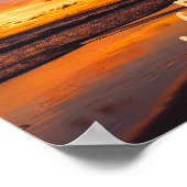 Poster Plage Tropical Caribbean Sunset S'il vous plaît (Coin)
