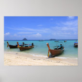 Poster Plage tropicale (Devant)