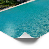 Poster Plage tropicale (Coin)