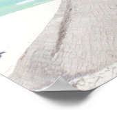 Poster Plage tropicale (Coin)