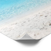 Poster Plage tropicale (Coin)