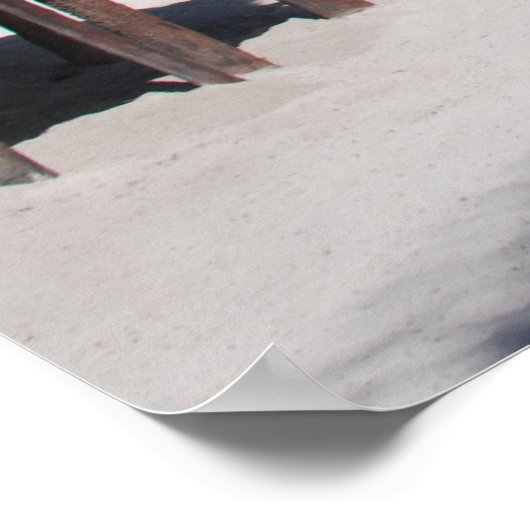 Poster Plage tropicale (Coin)