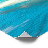 Poster Plage tropicale (Coin)