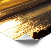 Poster Plage tropicale (Coin)