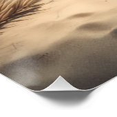 Poster Plage tropicale Palmiers Eau Turquoise (Coin)