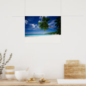Poster Plage tropicale | Seychelles (Cuisine)