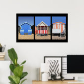 Poster Plages (Bureau à domicile)