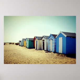 Poster Plages Colorées Au Soleil