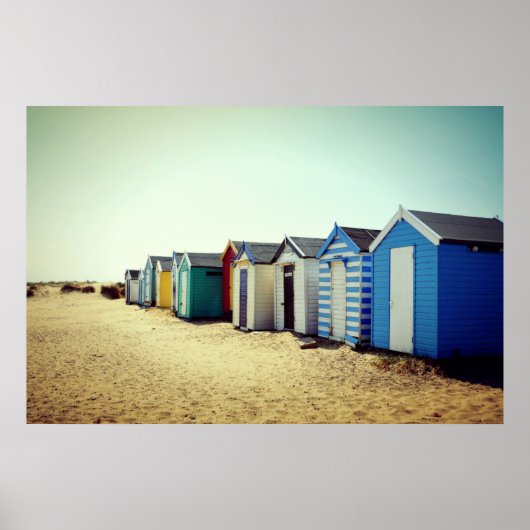 Poster Plages Colorées Au Soleil (Devant)