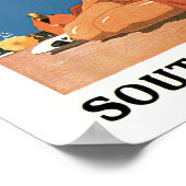 Poster Plages de Californie (Coin)