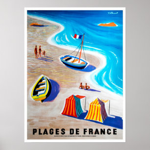 Poster Plages De France