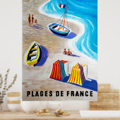 Poster Plages de France - Plages de France (Cuisine)