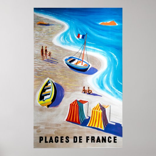 Poster Plages de France - Plages de France (Devant)