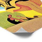 Poster Plages de Riviera ~ Menton (Coin)