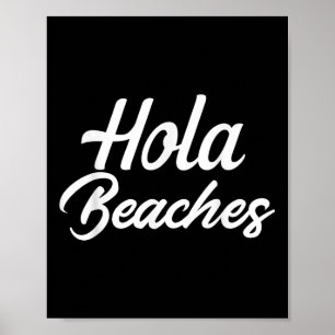 Poster Plages d'été Plage de vacances Cadeau Tee
