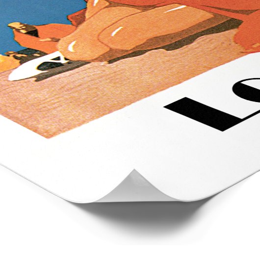 Poster Plages du New Jersey ~ Longport (Coin)