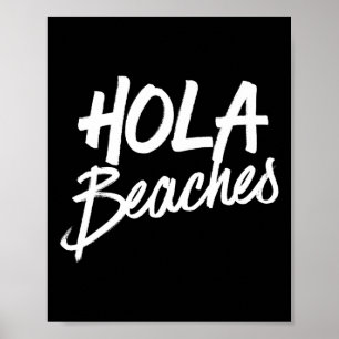 Poster Plages Hola Vacances d'été à la plage Hommes Femme