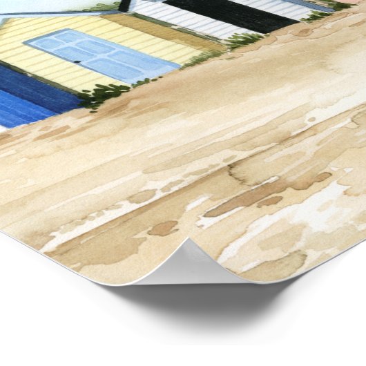 Poster Plages I (Coin)