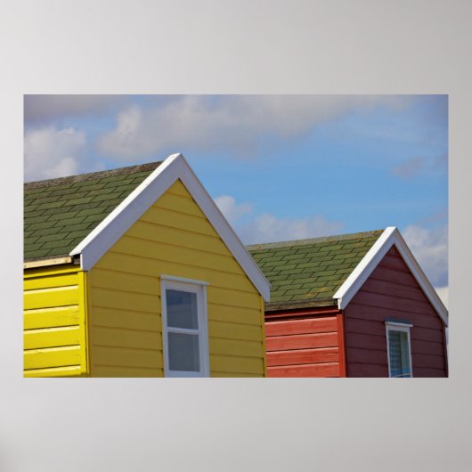 Poster Plages | Southwold, Angleterre (Devant)