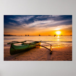 Poster Plages tropicales   Boracay's White Beach