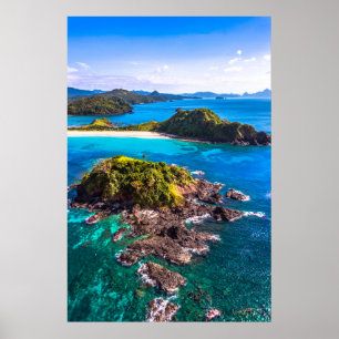 Poster Plages tropicales Phillipines El Nido