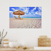 Poster Plages tropicales | Plage de sable d'Aruba (Cuisine)