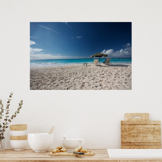 Poster Plages tropicales | Sandy Beach, Anguilla (Cuisine)
