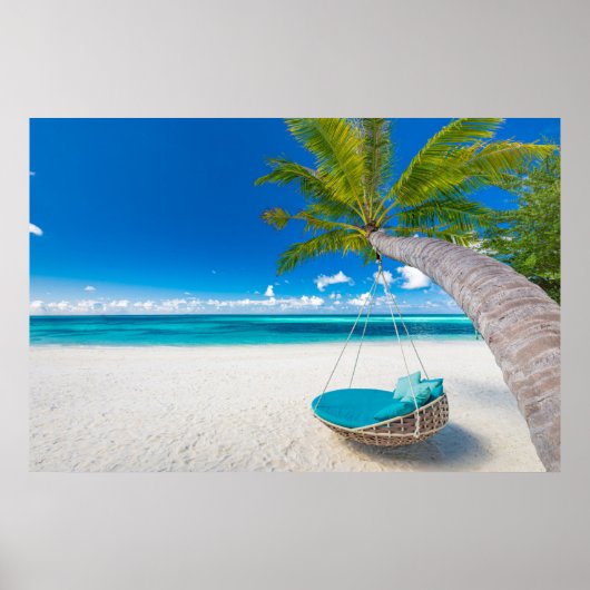 Poster Plages tropicales | Tourisme tropical (Devant)
